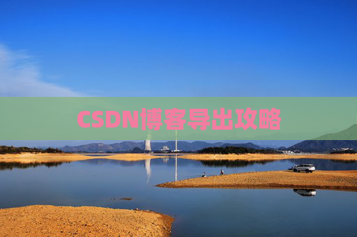 CSDN博客导出攻略